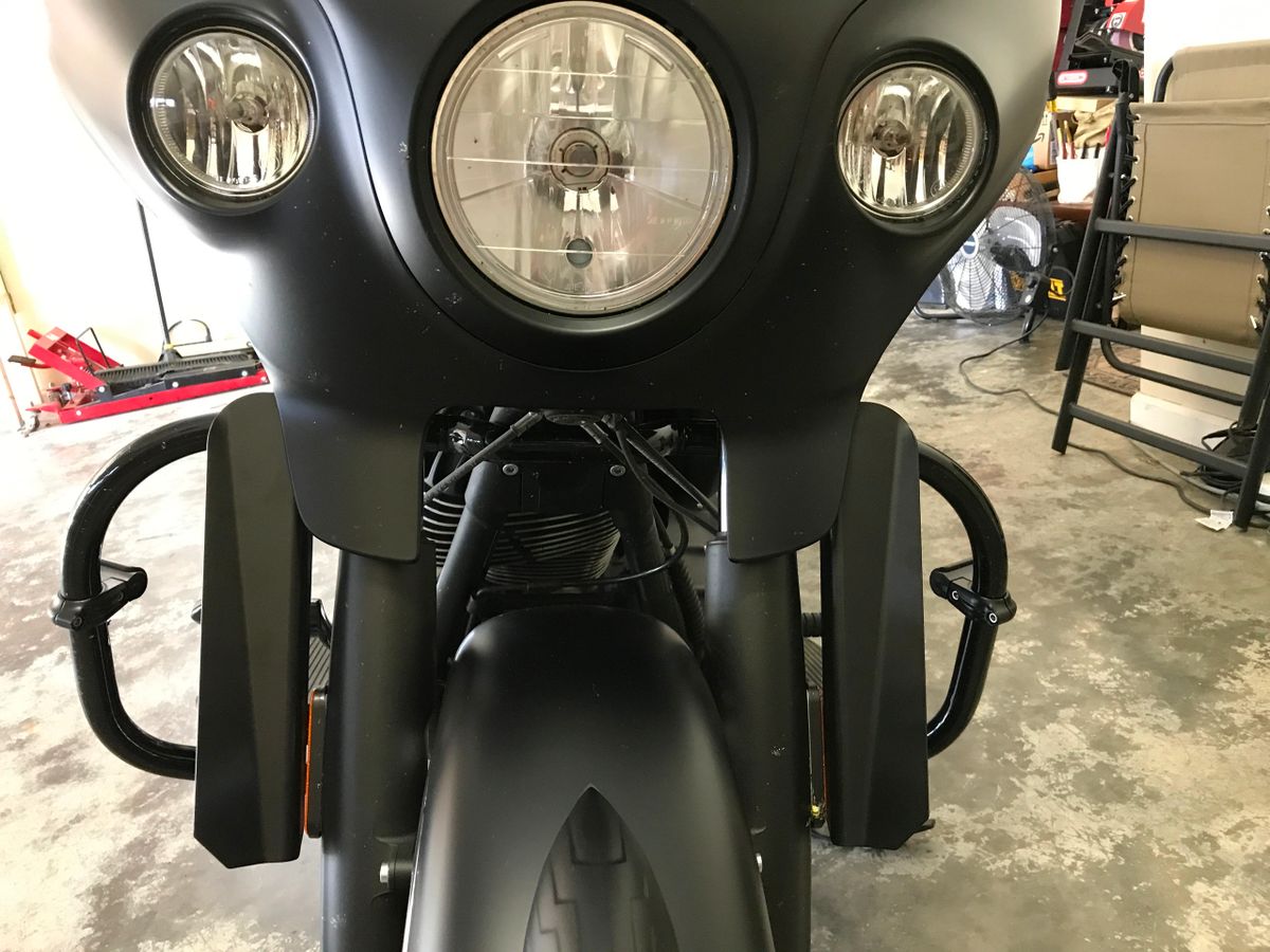WindDeflectors, Indian Chieftain Powder Black